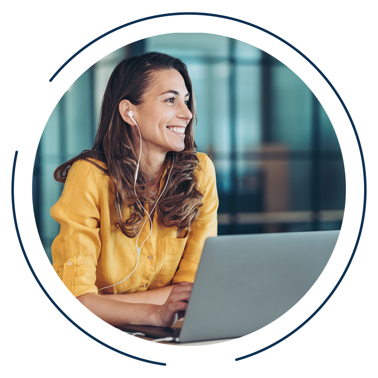 Woman at computer Woman at computer